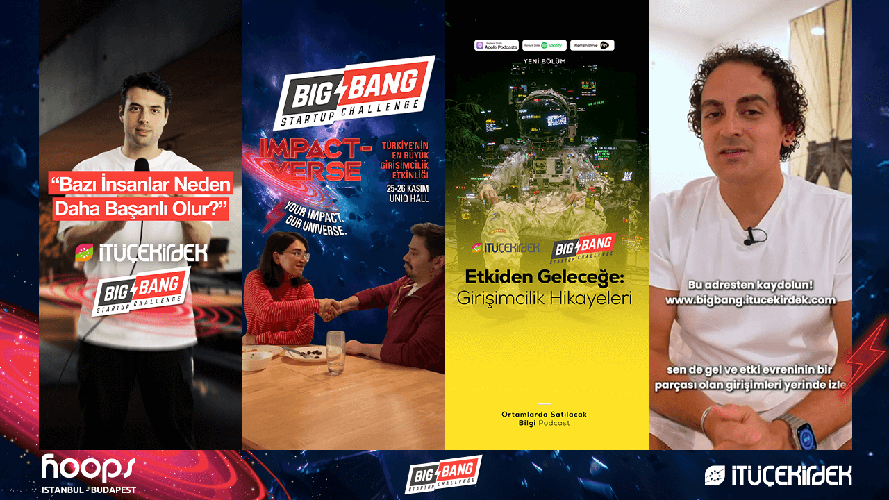 İTÜ Çekirdek Big Bang Startup Challenge Tanıtımında Önemli İş Birlikleri