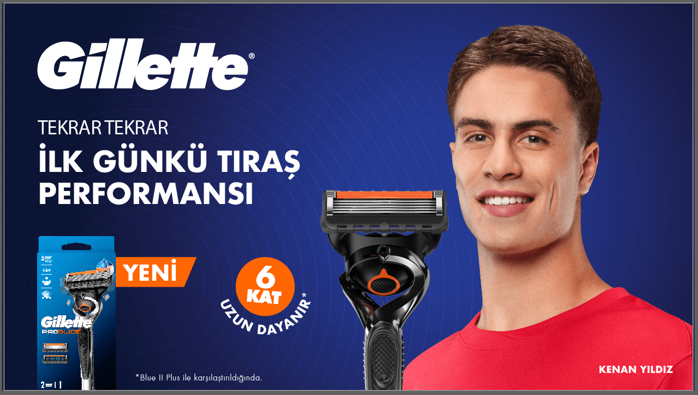  Gillette’ten Yeni Reklam Filmi: Kenan Yıldız ile “Erkek İçin En İyisi”