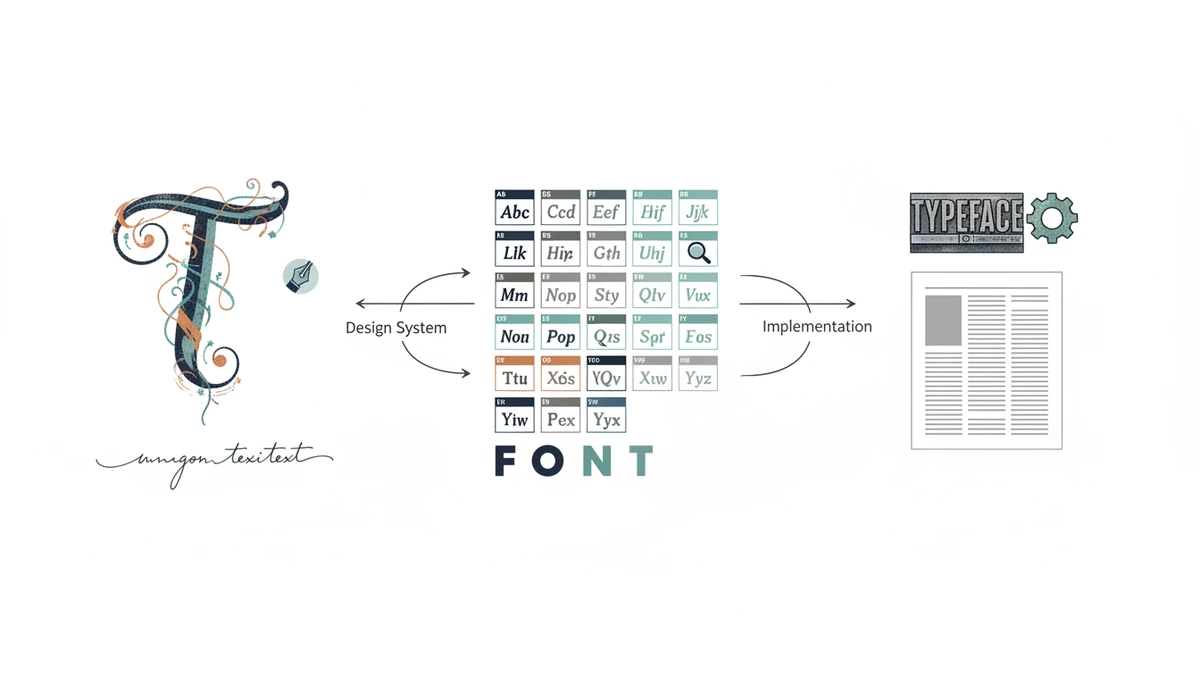 Tipografi, font ve yazı tipi aynı şey değil