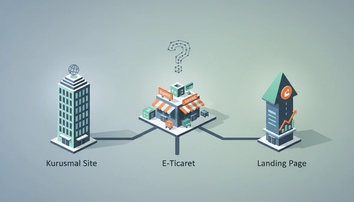 Kurumsal Site, E-Ticaret, Landing Page: Hangisi Size Uygun?