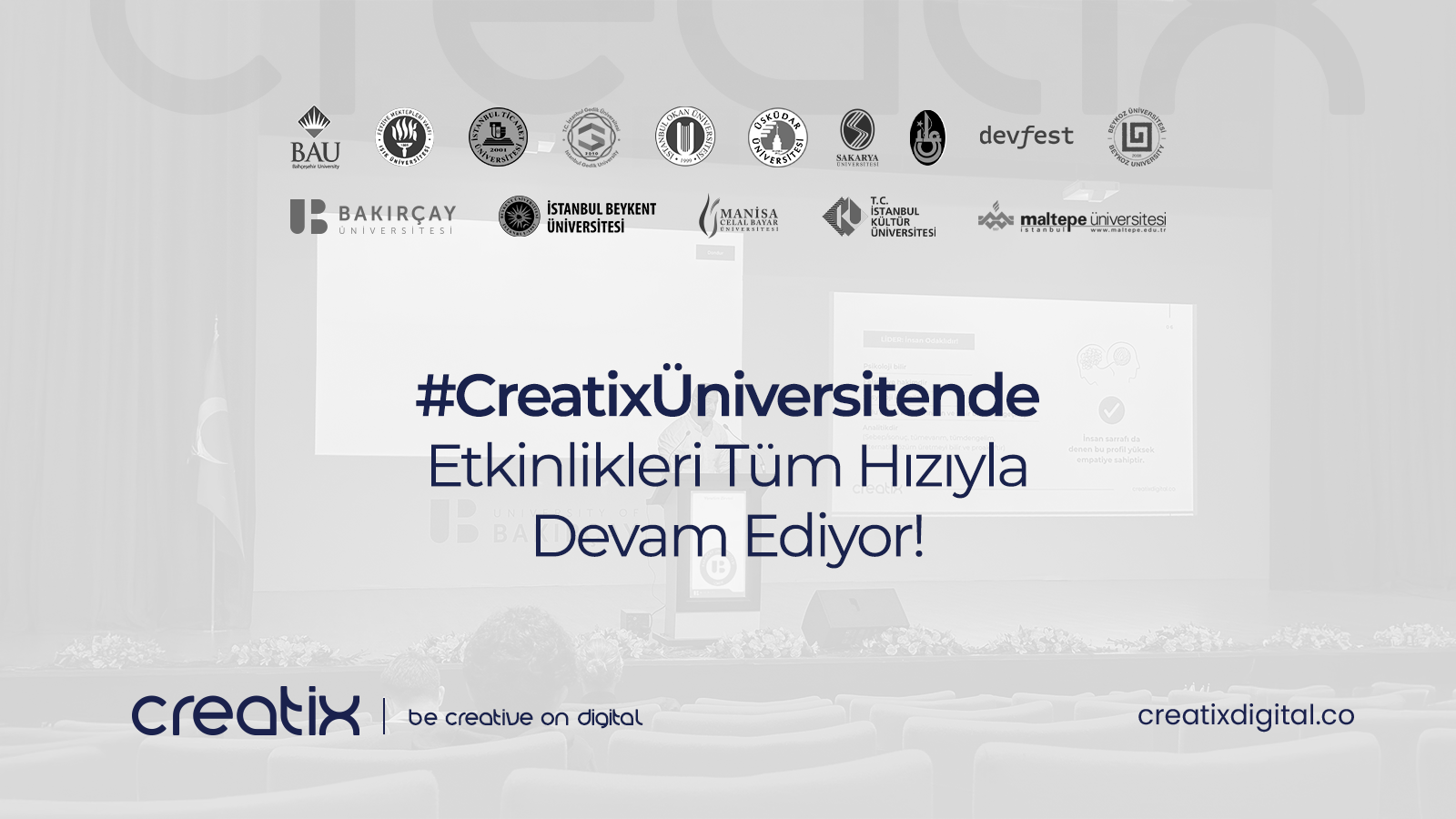 #CreatıxÜniversitende Etkinlikleri Tüm Hızıyla Devam Ediyor!