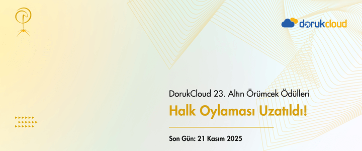 DorukCloud 23. Altın Örümcek Ödülleri’nde Halk Oylaması Uzatıldı!