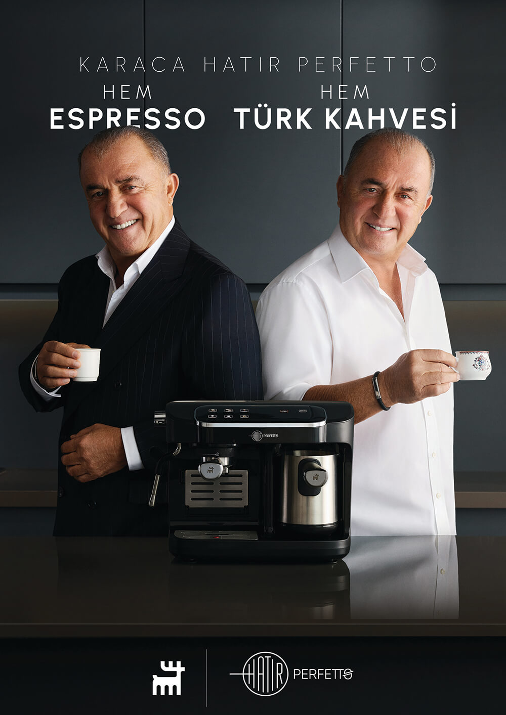 Türk Kahvesi ve Espresso Aynı Sahnede: Hatır Perfetto'nun Reklam Yüzü Fatih Terim Oldu 